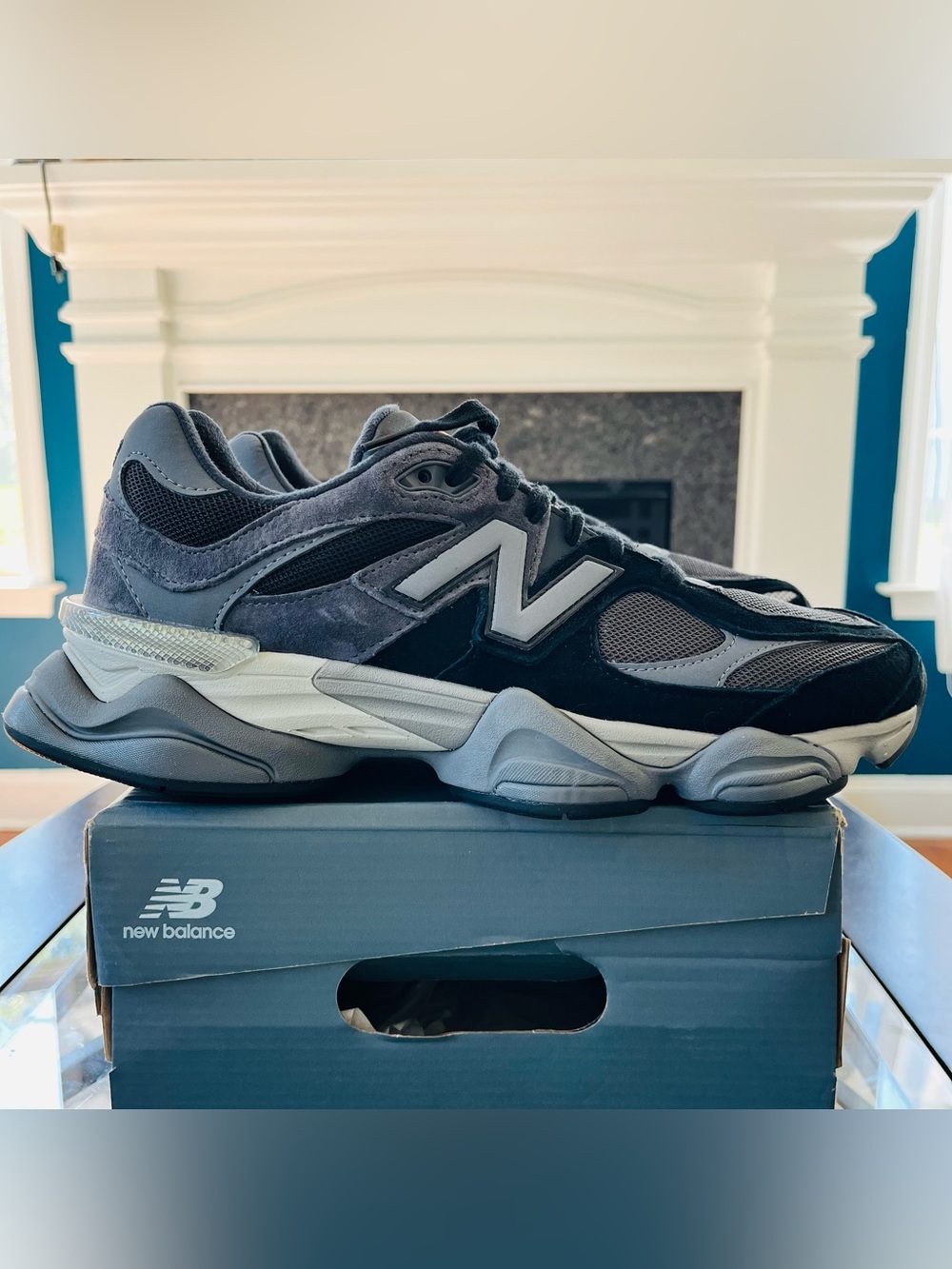 Sz 10.5 New Balance 9060 Black/Grey Men's Shoes U9060BLK